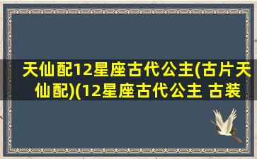 天仙配12星座古代公主(古片天仙配)(12星座古代公主 古装)